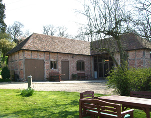 art barn at the Old Rectory, Preston Bagot